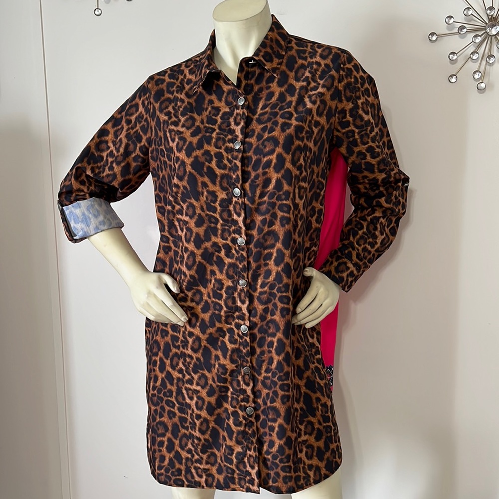 New L&B Lucky & Blessed Animal and Floral Print Dress